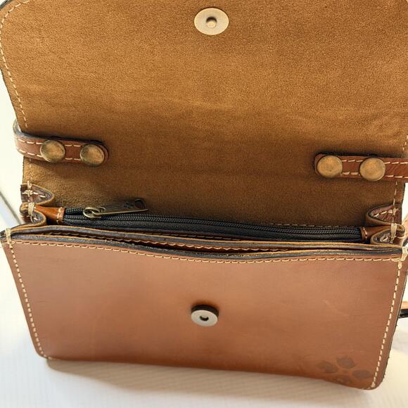 Patricia Nash Crossbody Bag Purse Womens Leather Tooled Floral Florence P06107 - Picture 5 of 12